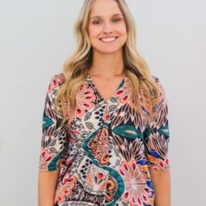 Margi wrap styled top