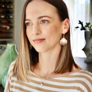 Sea-shell earrings