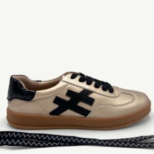 Lumi Gold & Black sneaker